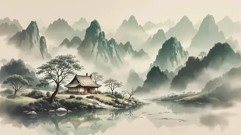 水墨丹青·山居图 - 小小影院 水墨丹青·山居图