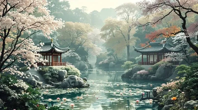 园林四季 - 小小影院 园林四季