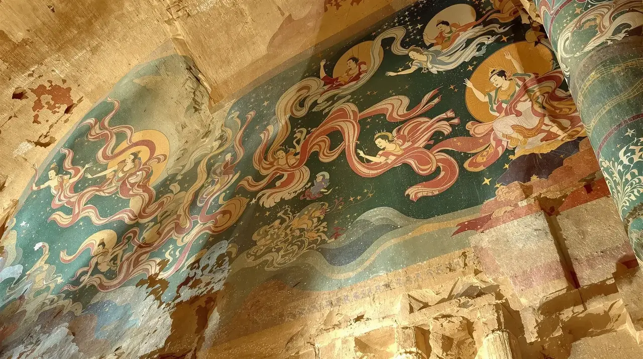 敦煌壁画·飞天 - 小小影院 敦煌壁画·飞天